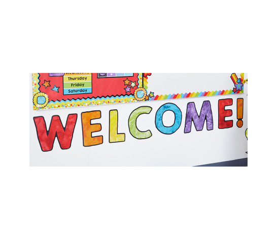 Welcome Letters Decoration