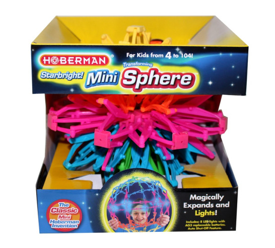 Lighted Mini Hoberman Sphere Starbright