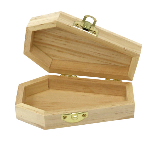 Opening Wood Coffin 