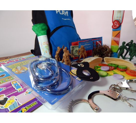 Basic Portable Play Therapy Toys Kit