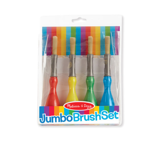 Jumbo Paint Brushes (Set of 4)