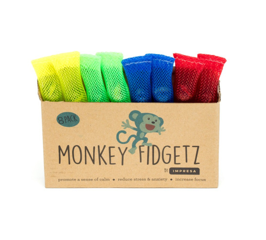 Mesh and Marble Monkey Fidgets (Set of 8)