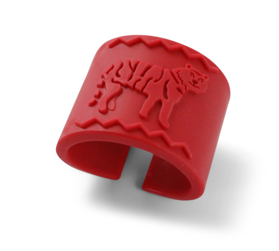 Tactile Tiger Chewable Arm Band - Red