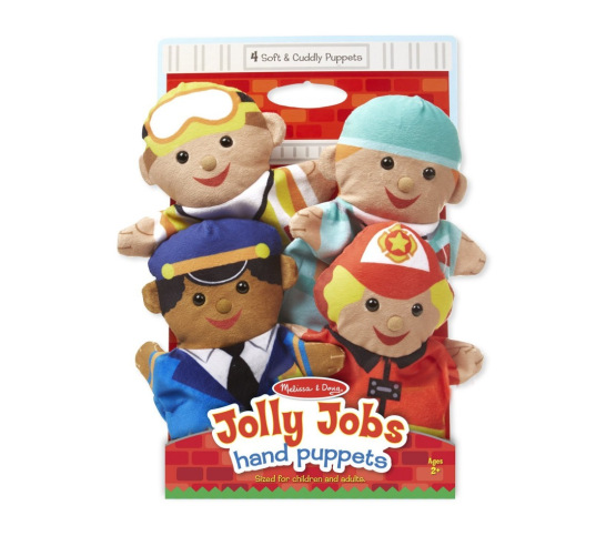 Jolly Jobs Hand Puppets Set