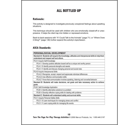 Turn the Page: Play Therapy Activities