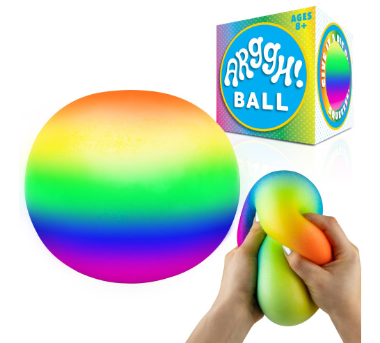 Arggh! Rainbow Sensory Stress Ball – Sensory