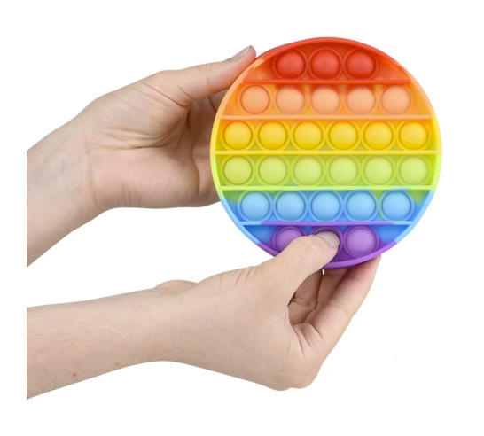 Rainbow Round Pop Fidget 