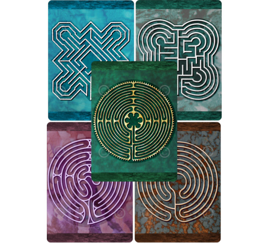 Finger Labyrinth Travel Cards (21 Cards)