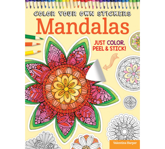 Color Your Own Stickers: Mandalas