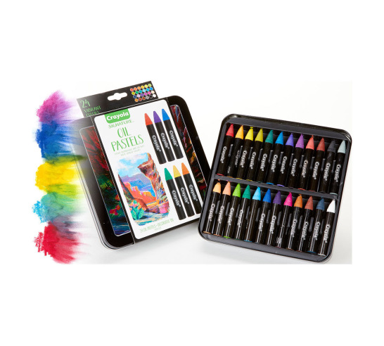 Signature Oil Pastels with Tin