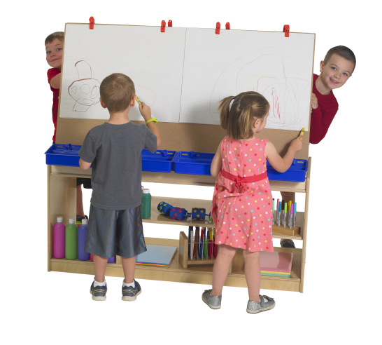 4 Station Art Easel with Storage