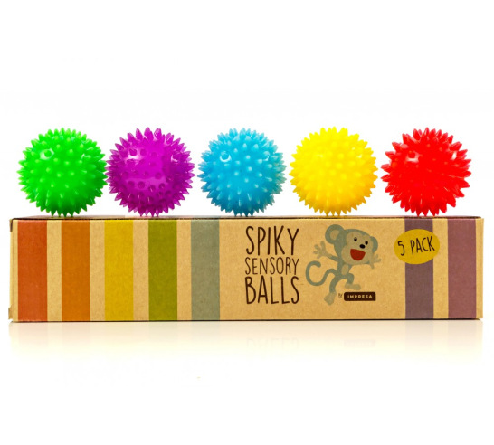 Monkey Spiky Sensory Balls (Set of 5)
