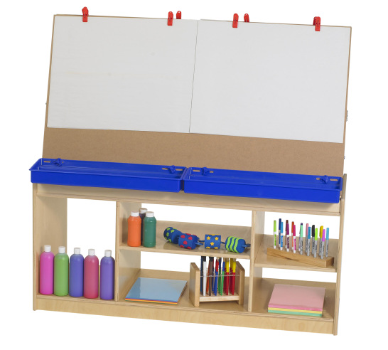 4 Station Art Easel with Storage