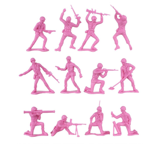 100 Piece Pink Army Men