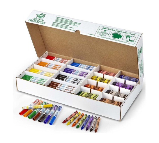 My First Crayola Crayons & Markers Bulk Classpack