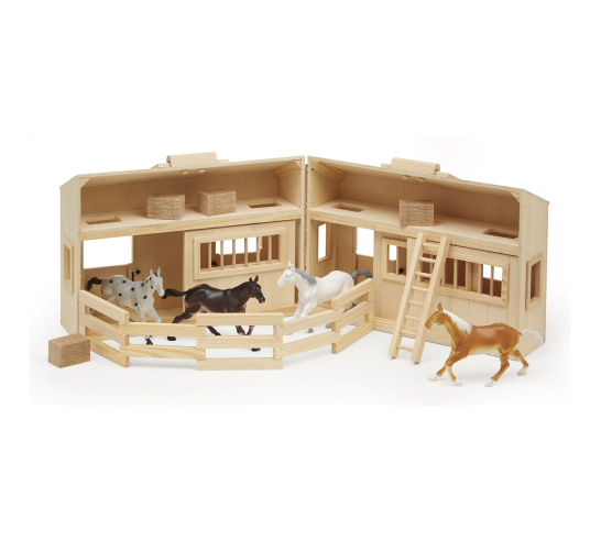 Fold and Go Wooden Stable