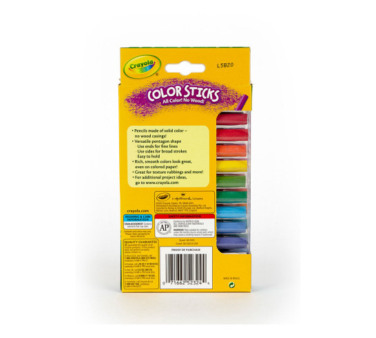 Color Sticks Colored Pencils (24 Count)