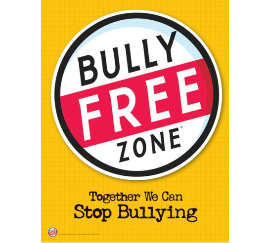 Bully Free Zone Poster – Playroom Furnishings: Posters & Decor