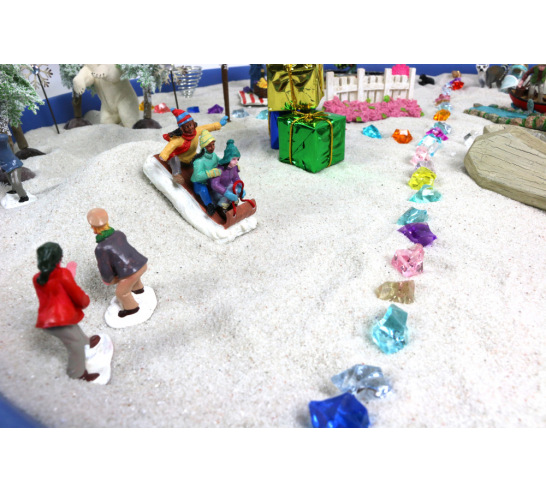 Group Round Plastic Sand Tray