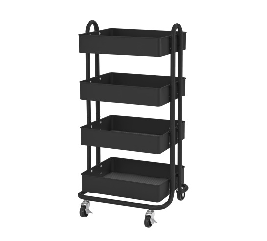 Four Shelf Rolling Storage Cart