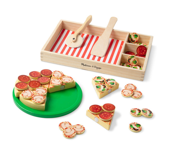 Wooden Pizza Party Playset
