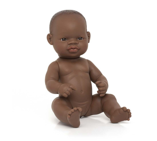 Anatomically Correct Newborn African Girl Doll