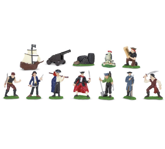 Pirates Toob- 12 Figurines