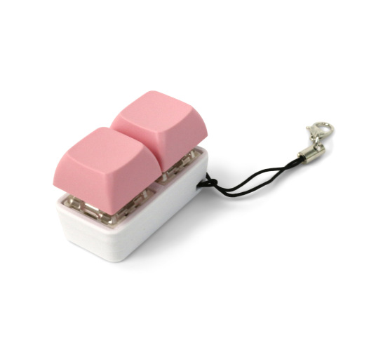 2 Key Fidget Stick - Clicky - Pink