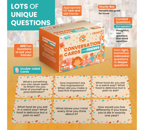 Conversation Cards for Friends: 400 Conversation Starters for Teens and Adults