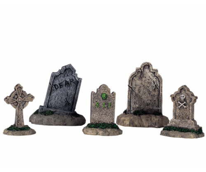 Tombstones - set of 5