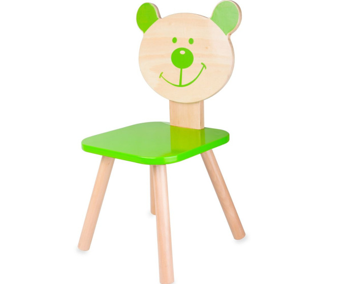Kid's Bear Chair - Green