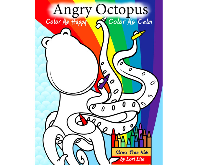 Angry Octopus: Color Me Happy, Color Me Calm Coloring Book