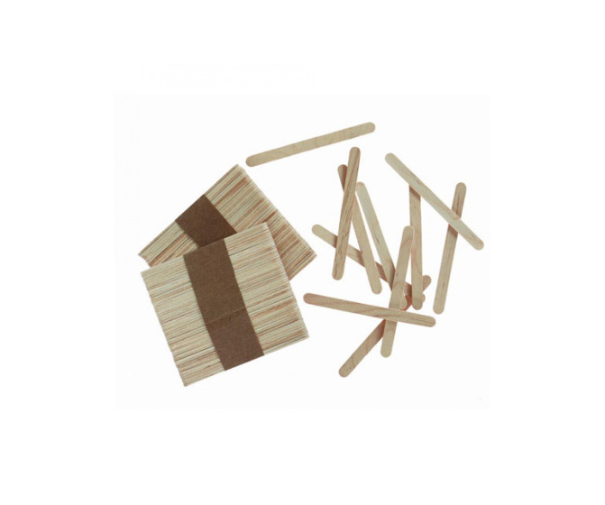 Wood Craft Sticks - 100 pieces