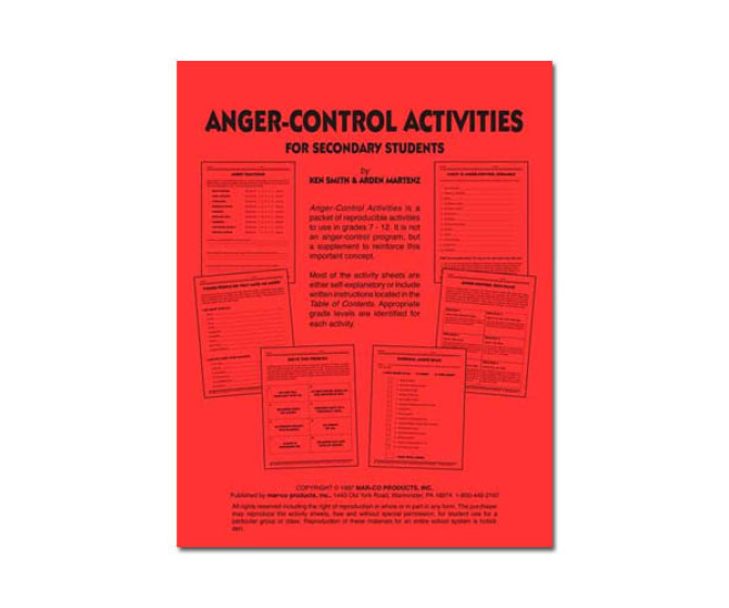 Anger Control Activities For Teens Games