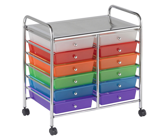 12 Drawer Mobile Organizer