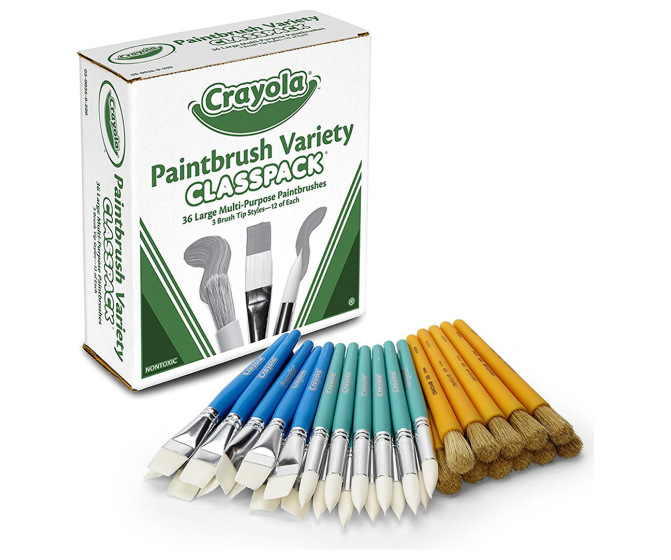 Paint Brush Variety Set - 36 count