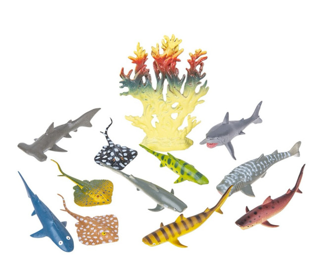 Shark And Ray Under the Sea Set