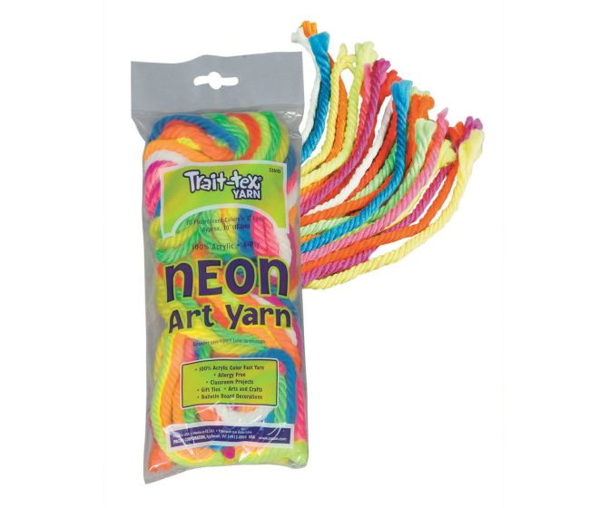 Art Yarn - 10 Neon Colors