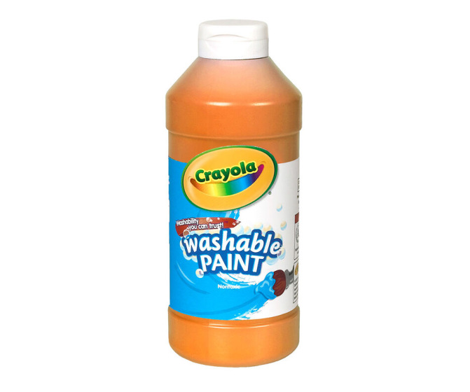 Washable Paint 16-oz - Orange