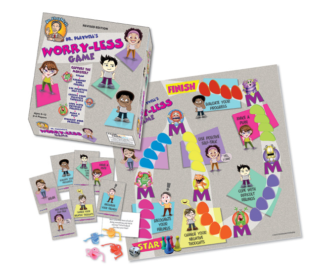Dr. PlayWell's Worry Less Board Game