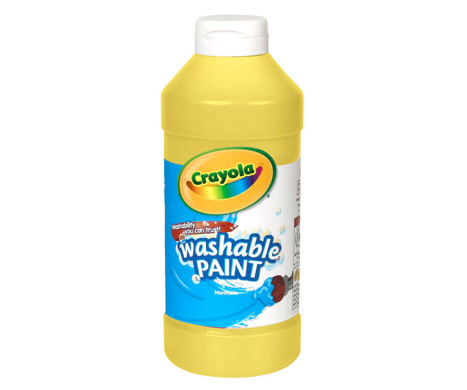 Washable Paint 16-oz - Yellow