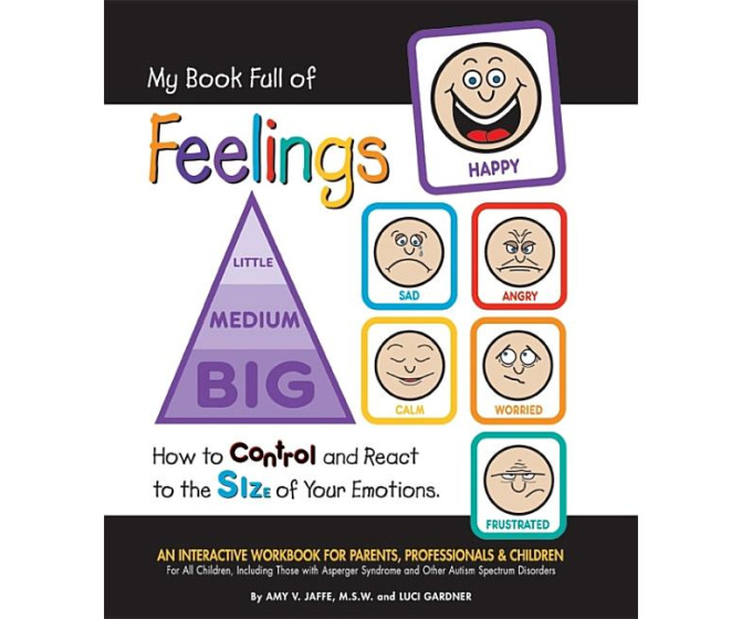 My Book Full of Feelings: How to Control And React to the Size of Your Emotions Interactive Workbook