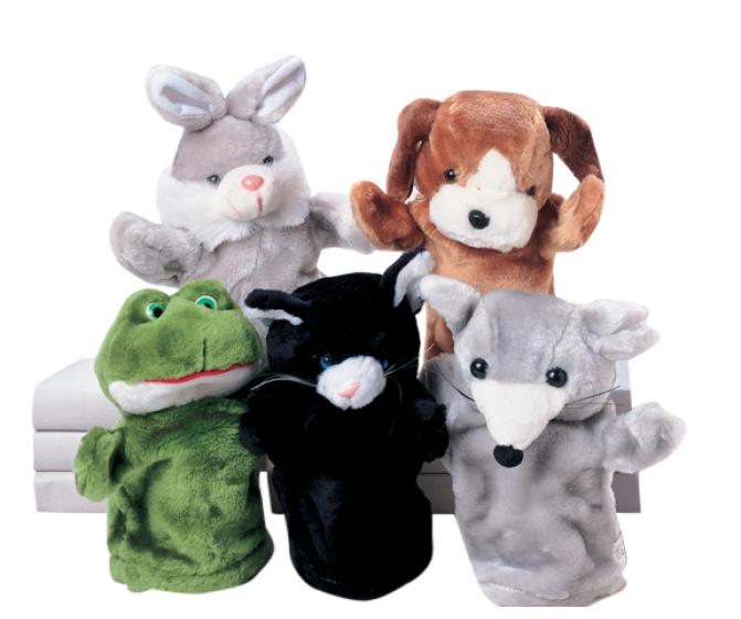 Pet Plush Puppet Set