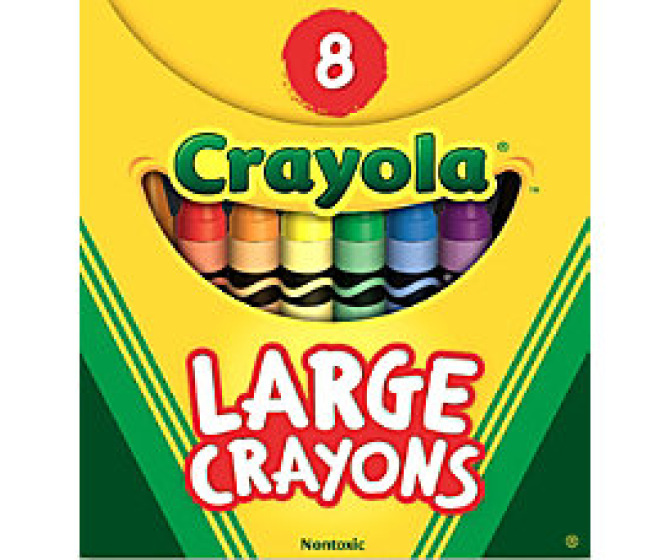Crayola Large Crayons - Set of 8