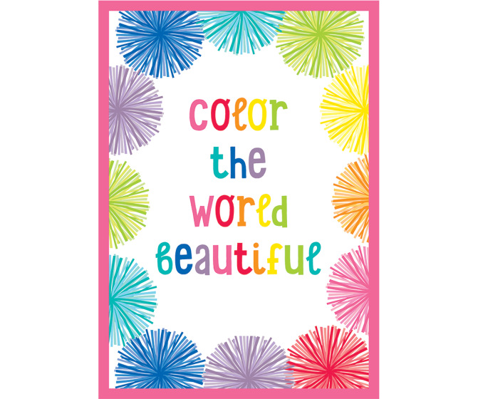 Color the World Beautiful Poster