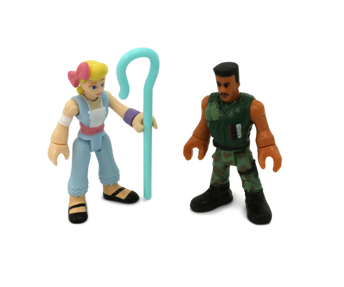 Toy Story Bo Peep & Combat Carl Figures