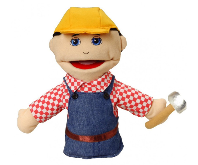 Small Construction Worker Puppet