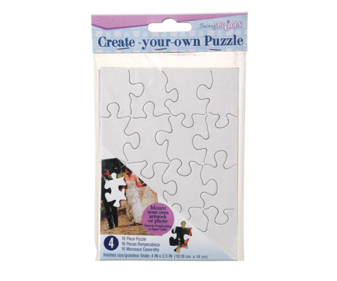 Small Color Your Own Puzzles (4 Pack)