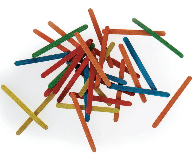 Mini Colored Craft Sticks