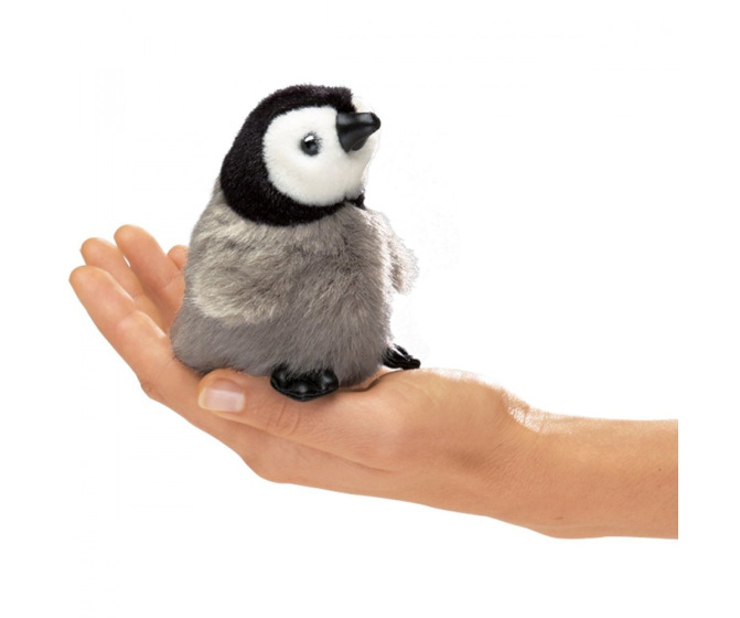 Mini Emperor Baby Penguin Finger Puppet